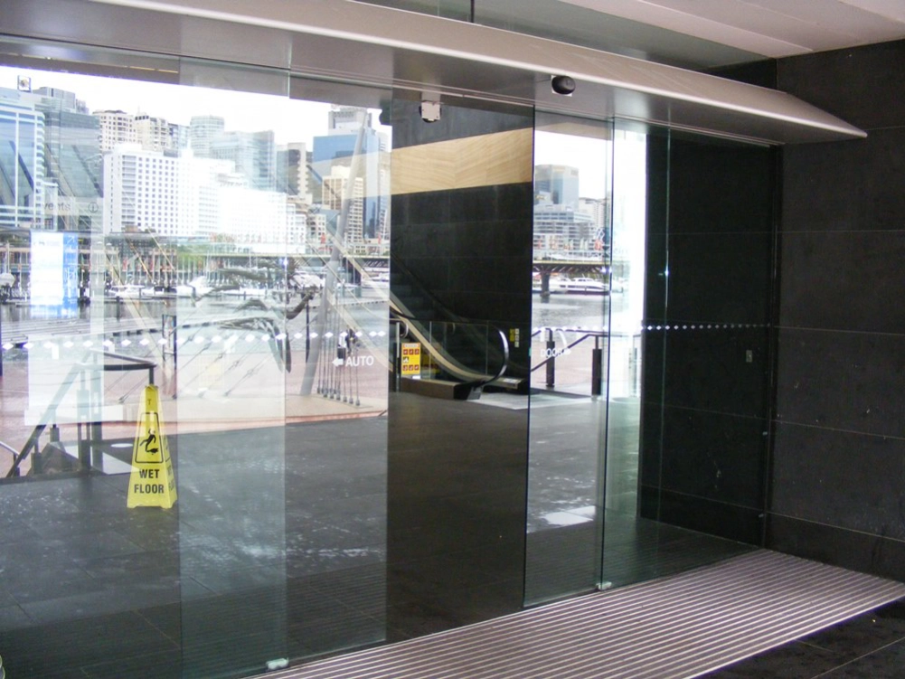 Sliding glass doors